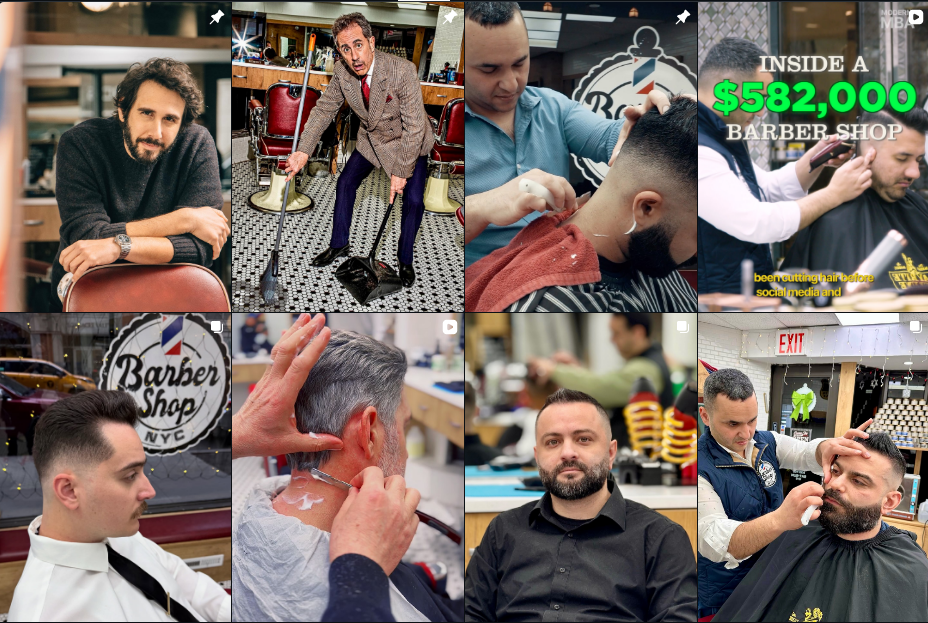 Barber in Manhattan nyc
