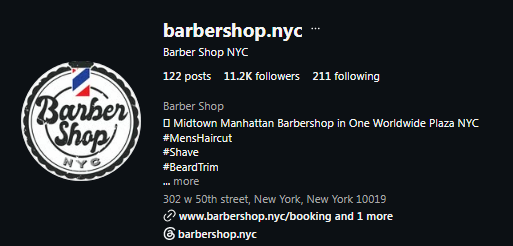Barber Shop NYC