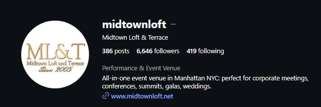 Midtown Loft & Terrace Venues