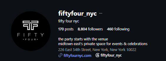 Fifty Four NYC